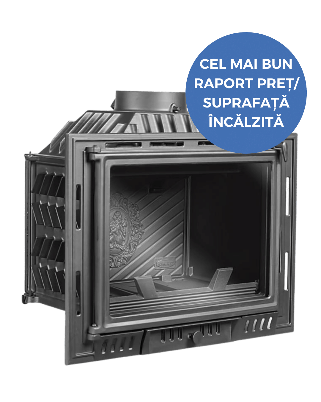 Șemineu pe lemne Kawmet W6 ECO 10,1 kW - Pret Ieftin
